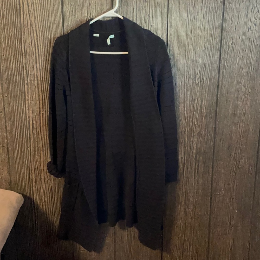 Knee length cardigan